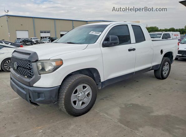 5TFRM5F14JX127156 2018 TOYOTA TUNDRA Белый Задняя левая четверть