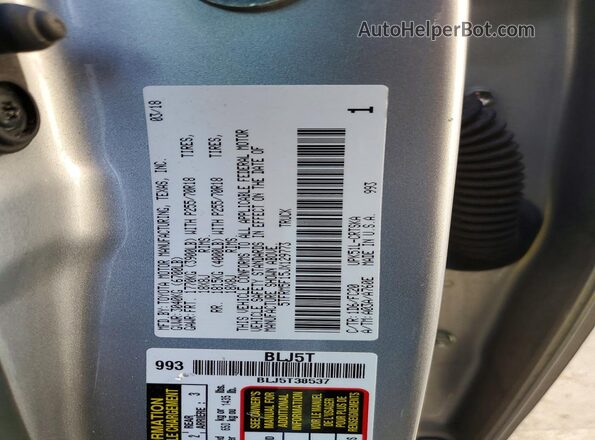 5TFRM5F15JX129773 2018 TOYOTA TUNDRA Silver Շարժիչի բաժամունքի տեսք