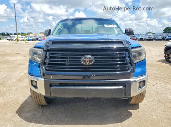 5TFRM5F1XGX100519 2016 TOYOTA TUNDRA Blue Вид спереду