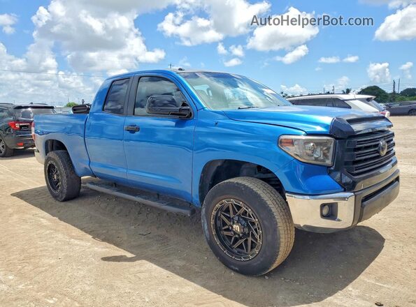 5TFRM5F1XGX100519 2016 TOYOTA TUNDRA Blue Передня права чверть