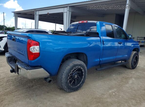 5TFRM5F1XGX100519 2016 TOYOTA TUNDRA Blue Задня права чверть