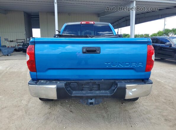 5TFRM5F1XGX100519 2016 TOYOTA TUNDRA Blue Вид ззаду