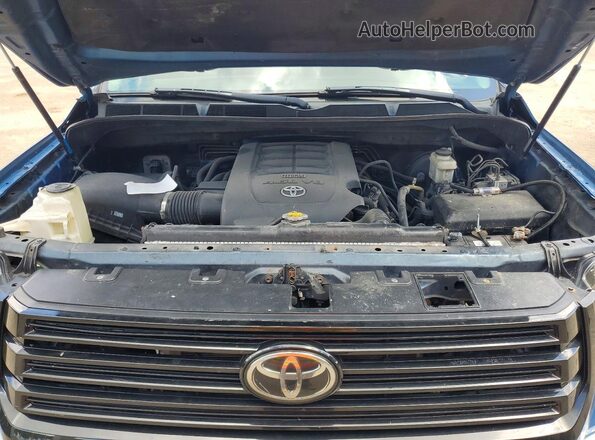 5TFRM5F1XGX100519 2016 TOYOTA TUNDRA Blue Вид задньої частини салону