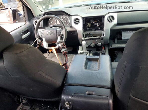 5TFRM5F1XGX100519 2016 TOYOTA TUNDRA Blue Вид панелі приладів