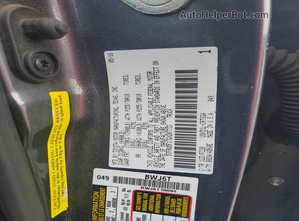 5TFRW5F17GX207733 2016 TOYOTA TUNDRA Gray Engine compartment view