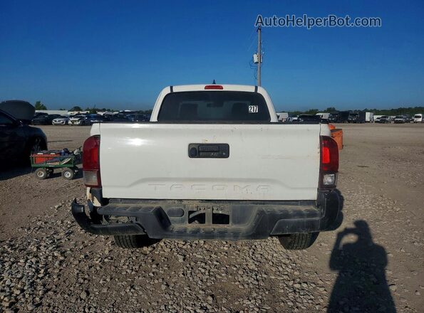 5TFRX5GN1KX161498 2019 TOYOTA TACOMA White უკანა ხედი