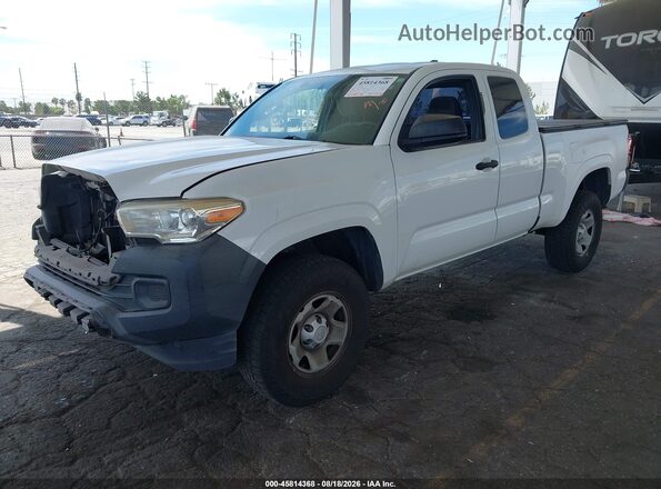 5TFRX5GN2GX062518 2016 TOYOTA TACOMA White წინა მარცხენა ხედი სამი მეოთხედიდან