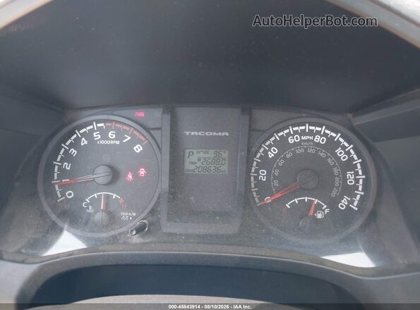 5TFRX5GN2HX097433 2017 TOYOTA TACOMA Silver Հետևի նստատեղերի տեսք