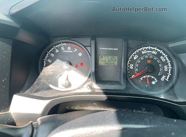 5TFRX5GN2HX098369 2017 TOYOTA TACOMA White ხელსაწყოთა პანელის ხედი
