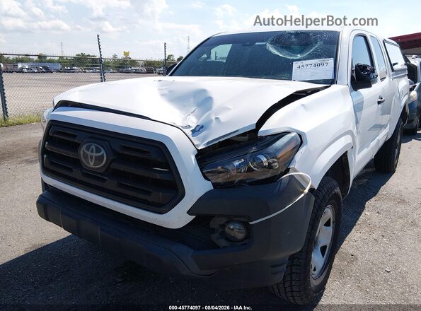 5TFRX5GN2JX123065 2018 TOYOTA TACOMA Белый Передняя левая четверть