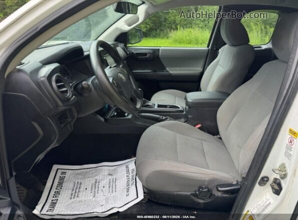 5TFRX5GN3HX087901 2017 TOYOTA TACOMA White VIN კოდის სტიკერის ხედი