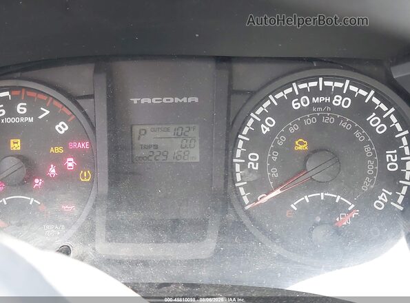 5TFRX5GN4HX075448 2017 TOYOTA TACOMA White Rear seats view
