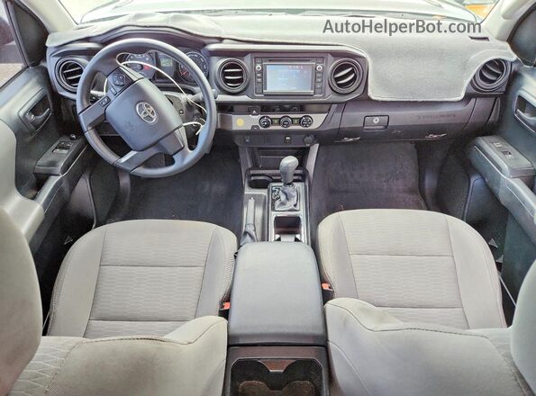 5TFRX5GN5GX064392 2016 TOYOTA TACOMA Gray Вид панелі приладів