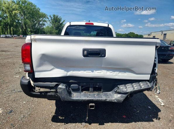 5TFRX5GN5KX162752 2019 TOYOTA TACOMA White Вид ззаду