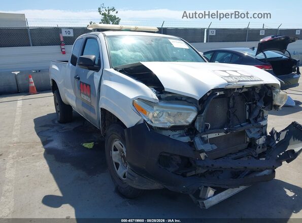 5TFRX5GN7KX157259 2019 TOYOTA TACOMA White Instrument cluster view
