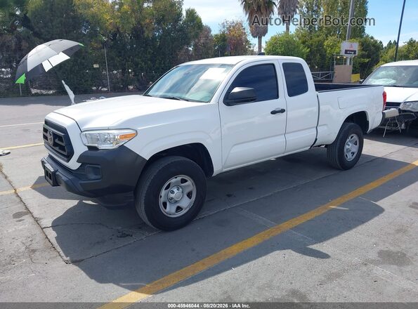 5TFRX5GN7LX178758 2020 TOYOTA TACOMA White Vista tres cuartos delantera izquierda