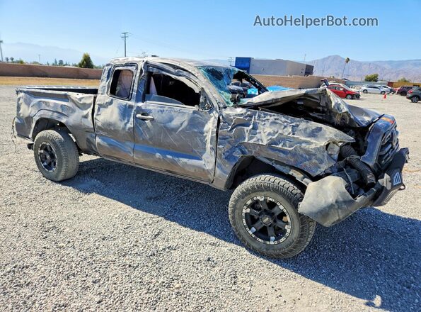 5TFRX5GN9KX143086 2019 TOYOTA TACOMA Серый Передняя правая четверть