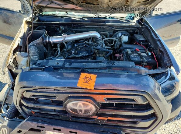 5TFRX5GN9KX143086 2019 TOYOTA TACOMA Серый Вид задней части салона