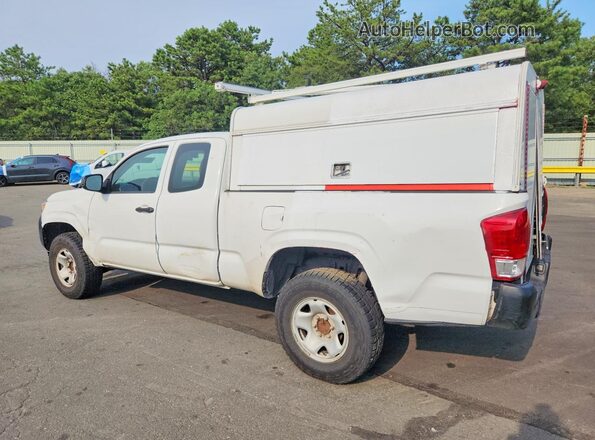 5TFRX5GNXGX064534 2016 TOYOTA TACOMA White Trasero izquierdo