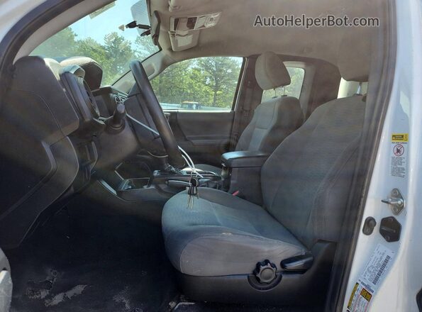 5TFRX5GNXGX064534 2016 TOYOTA TACOMA White Vista interior delantera