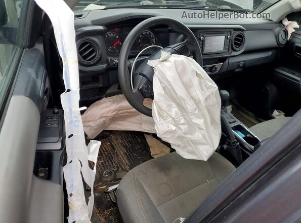 5TFRX5GNXHX083585 2017 TOYOTA TACOMA Gray Առջևի վահանակի տեսք