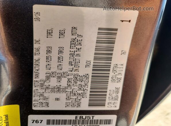 5TFRY5F15HX216054 2017 TOYOTA TUNDRA Gray Вид підкапотного простору