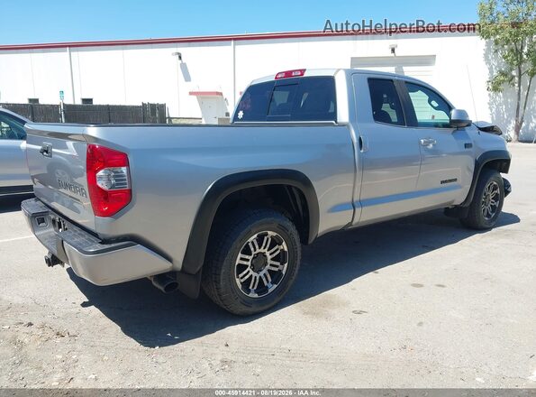 5TFRY5F18KX248438 2019 TOYOTA TUNDRA Серебряный Задняя правая четверть