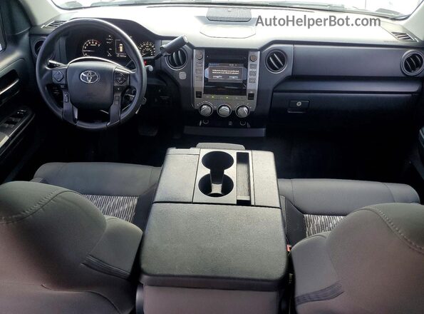 5TFRY5F19JX236197 2018 TOYOTA TUNDRA White Widok deski rozdzielczej