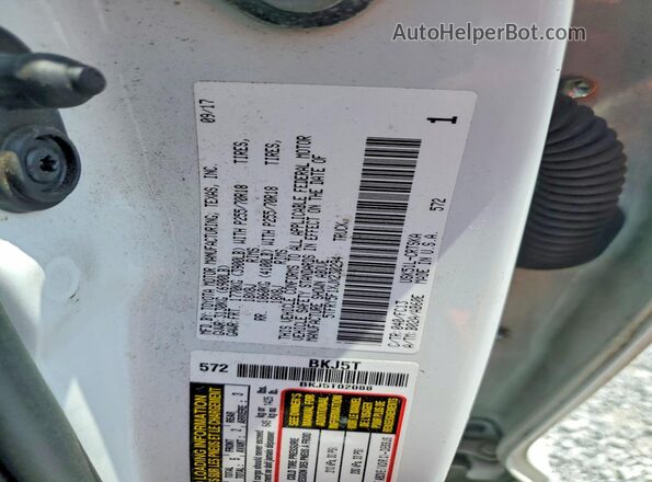 5TFRY5F1XJX230294 2018 TOYOTA TUNDRA White ძრავის განყოფილების ხედი