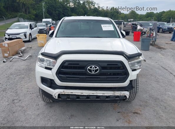 5TFSX5EN8GX045100 2016 TOYOTA TACOMA White Вид щитка приладів