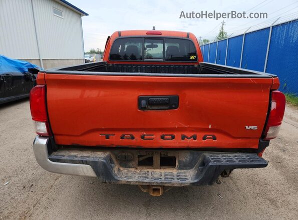 5TFSZ5AN7GX008989 2016 TOYOTA TACOMA Orange Widok z tyłu