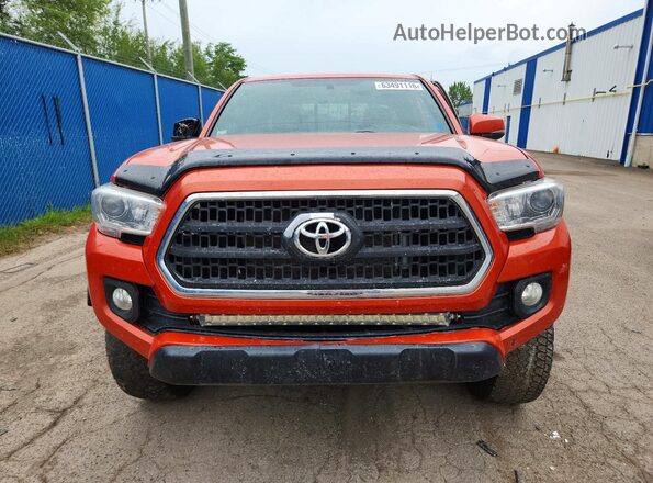 5TFSZ5AN7GX008989 2016 TOYOTA TACOMA Orange Widok z przodu