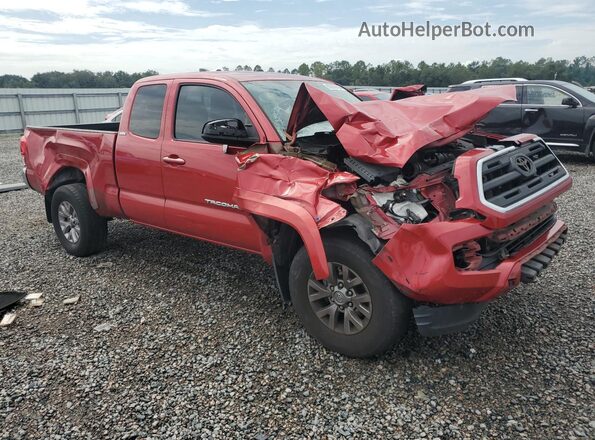 5TFSZ5AN8GX021203 2016 TOYOTA TACOMA Красный Передняя правая четверть