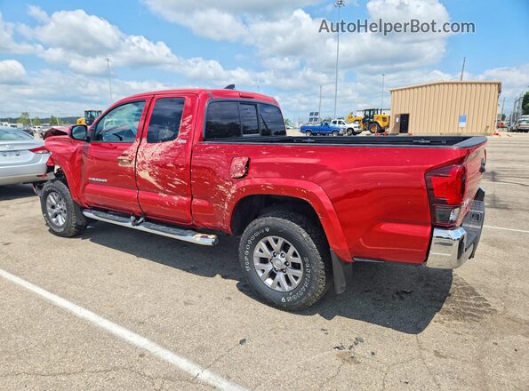 5TFSZ5AN9KX172818 2019 TOYOTA TACOMA Red Հետևի ձախ