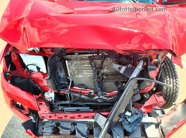 5TFSZ5AN9KX172818 2019 TOYOTA TACOMA Red Սալոնի հետևի տեսք