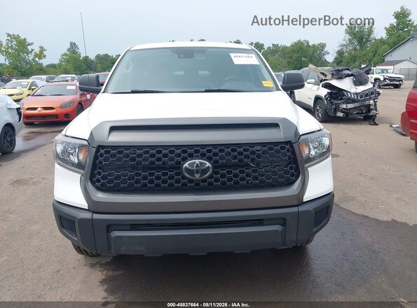 5TFUM5F13JX079627 2018 TOYOTA TUNDRA White Widok zestawu wskaźników