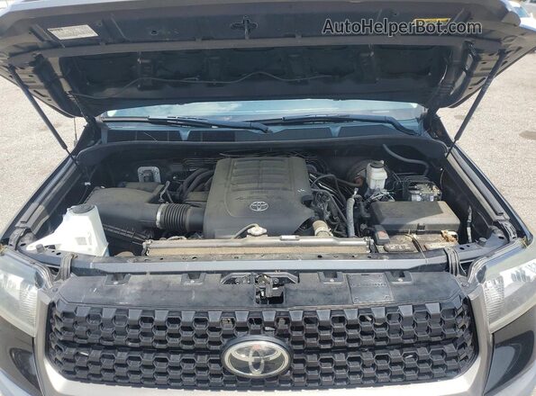 5TFUM5F16KX083382 2019 TOYOTA TUNDRA Black Rear interior view
