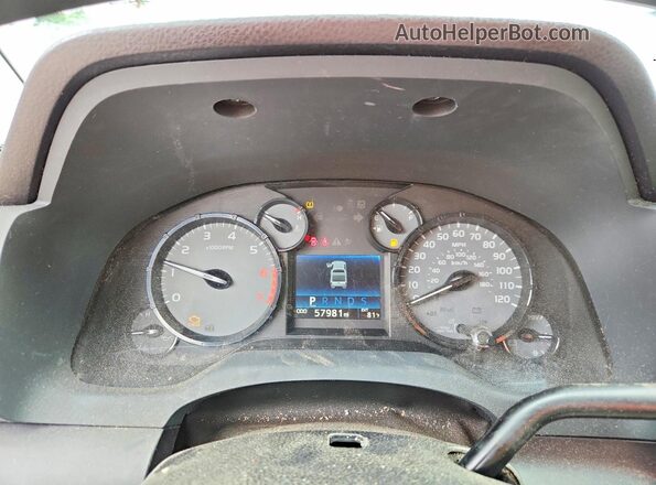 5TFUM5F1XHX073429 2017 TOYOTA TUNDRA Black Instrument cluster view