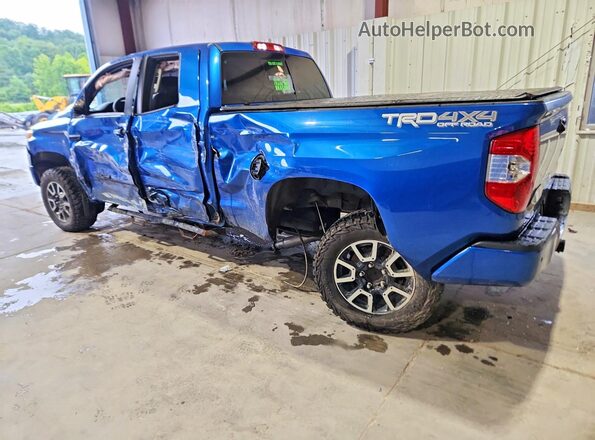 5TFUY5F19HX587485 2017 TOYOTA TUNDRA Blue უკანა მარცხენა