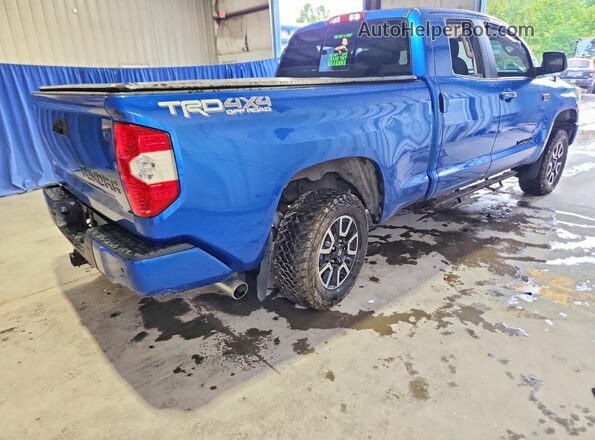 5TFUY5F19HX587485 2017 TOYOTA TUNDRA Blue უკანა მარჯვენა