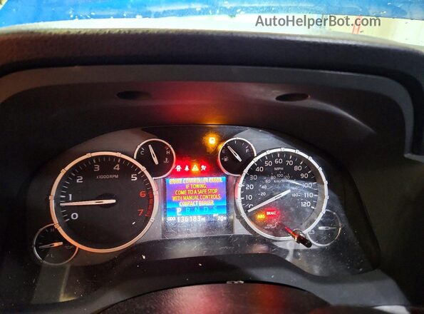5TFUY5F19HX587485 2017 TOYOTA TUNDRA Blue ხელსაწყოთა პანელის ხედი