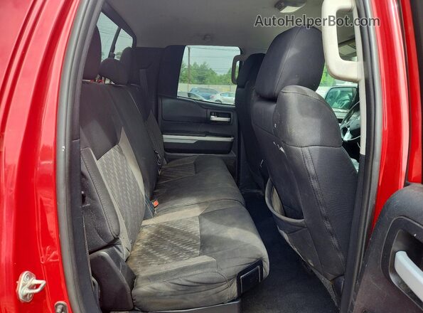 5TFUY5F19JX775669 2018 TOYOTA TUNDRA Red Հետևի նստատեղերի տեսք