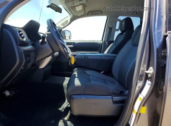 5TFUY5F1XGX581354 2016 TOYOTA TUNDRA Gray წინა სალონის ხედი