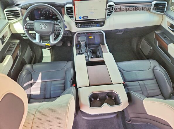 5TFVC5DB0RX078546 2024 TOYOTA TUNDRA Gray Widok deski rozdzielczej