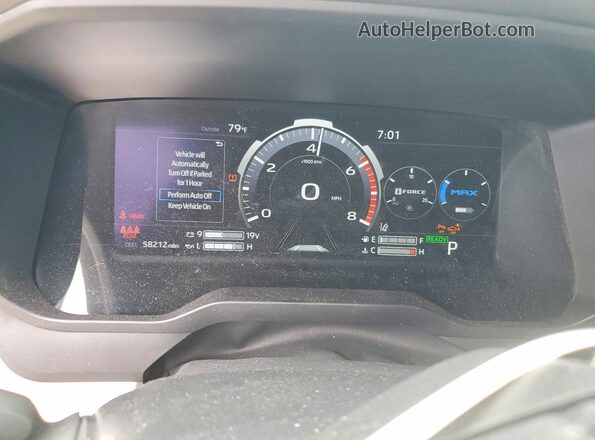 5TFVC5DBXRX080451 2024 TOYOTA TUNDRA Silver Вид щитка приладів