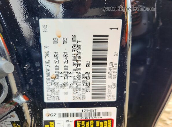 5TFWA5DB2TX380485 2026 TOYOTA TUNDRA Black Vista del compartimento del motor