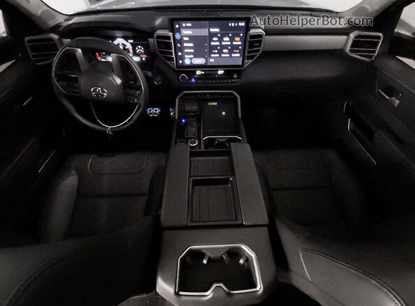 5TFWA5DB6RX230985 2024 TOYOTA TUNDRA Gray Widok deski rozdzielczej