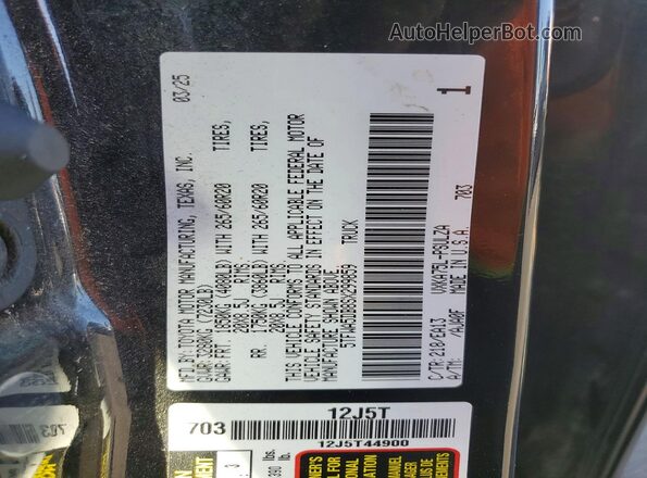 5TFWA5DB8SX299859 2025 TOYOTA TUNDRA Черный Вид подкапотного пространства