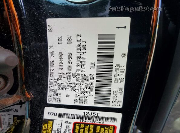 5TFWA5DB9RX131240 2024 TOYOTA TUNDRA Black ძრავის განყოფილების ხედი