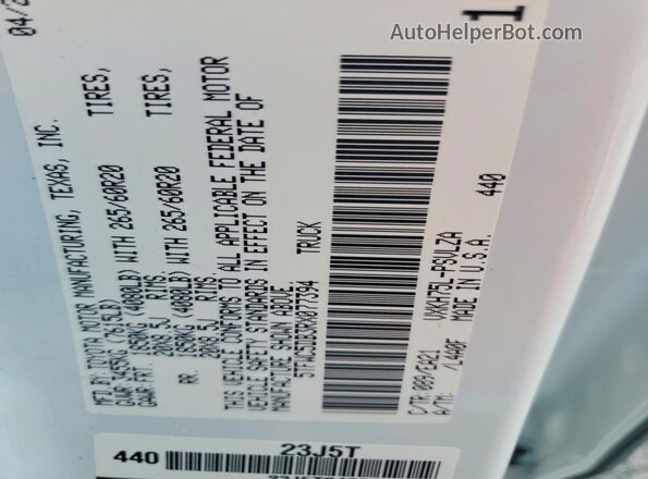 5TFWC5DB3RX077394 2024 TOYOTA TUNDRA White Widok komory silnika
